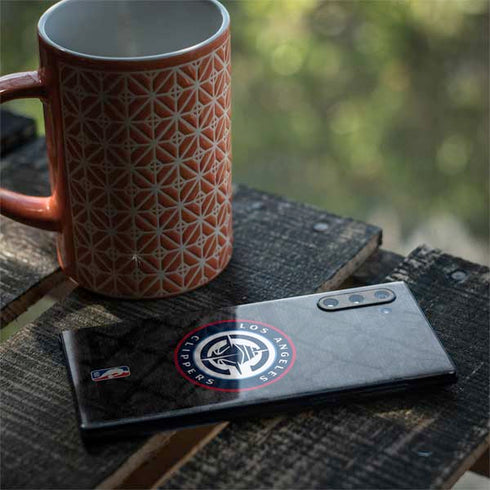 NBA Los Angeles Clippers Black Rust Galaxy Note 10 Skin